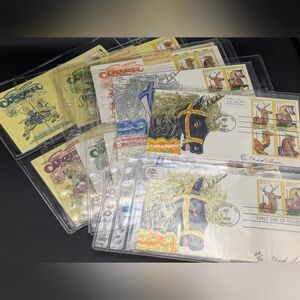 1988 Carousel Horse Stamp FDC First Day Issue Chad Green Limited Edition Art x14